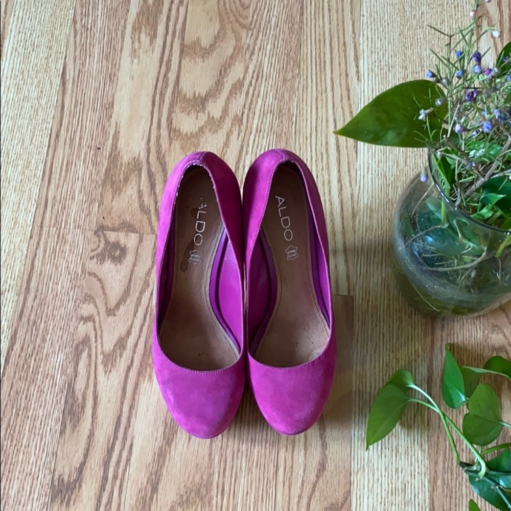 ❤️ Aldo platform pink high heels